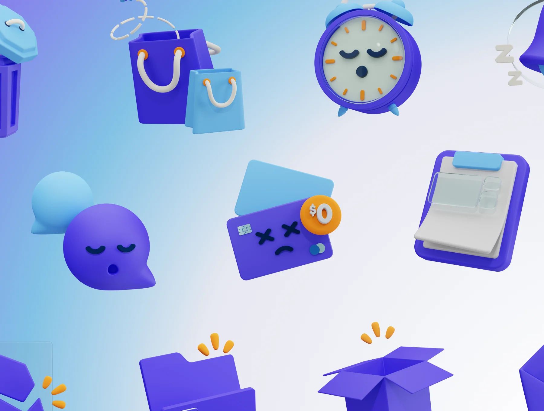 Stately - Empty State 3D Icon Set 7
