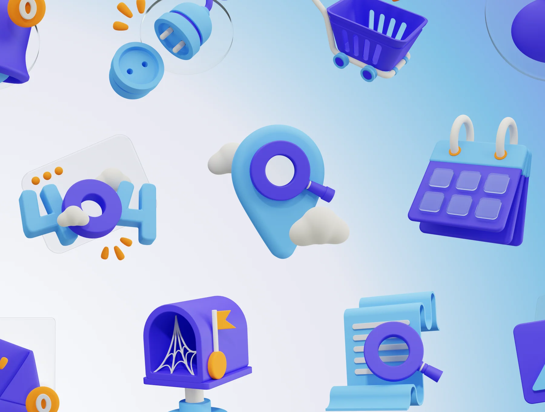 Stately - Empty State 3D Icon Set 8