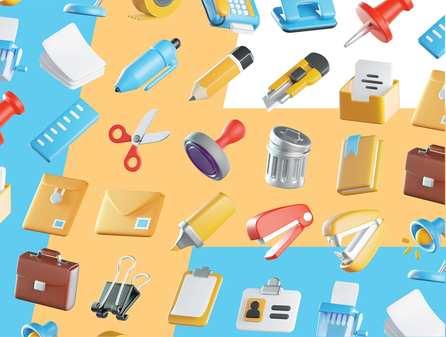 Stationery 3D Icons 6