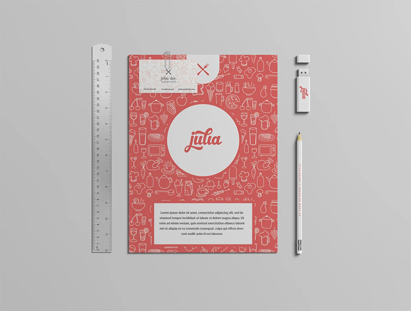 Stationery Branding Mockup 8