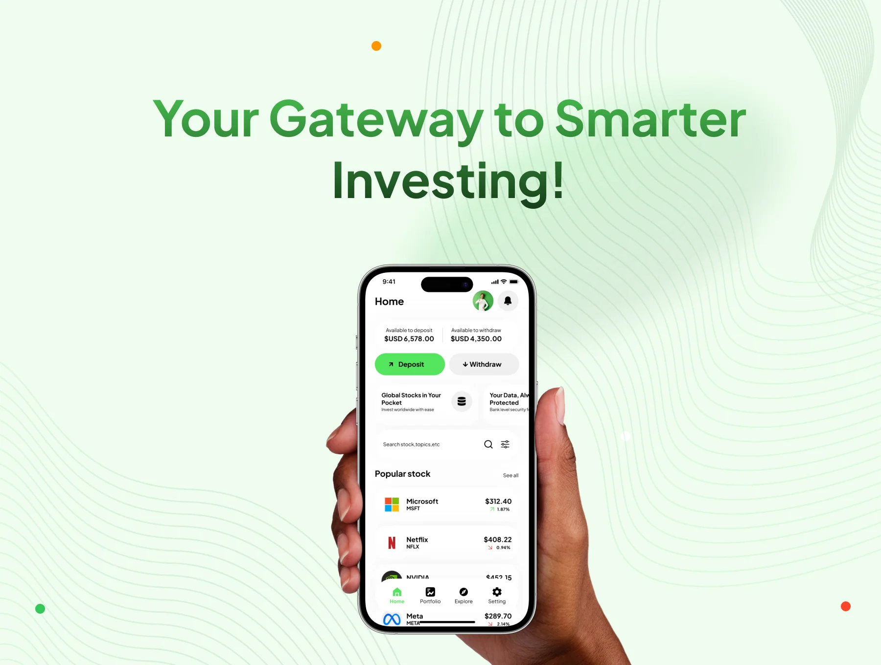 Statora - Stock Investment Platform App UI Kit 8