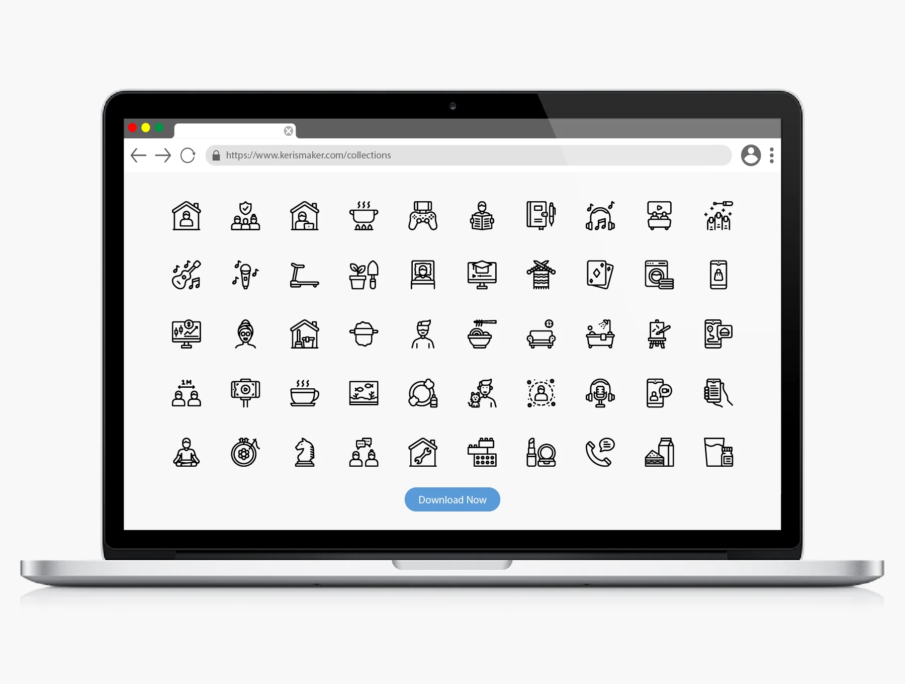 Stay at Home Icons 4