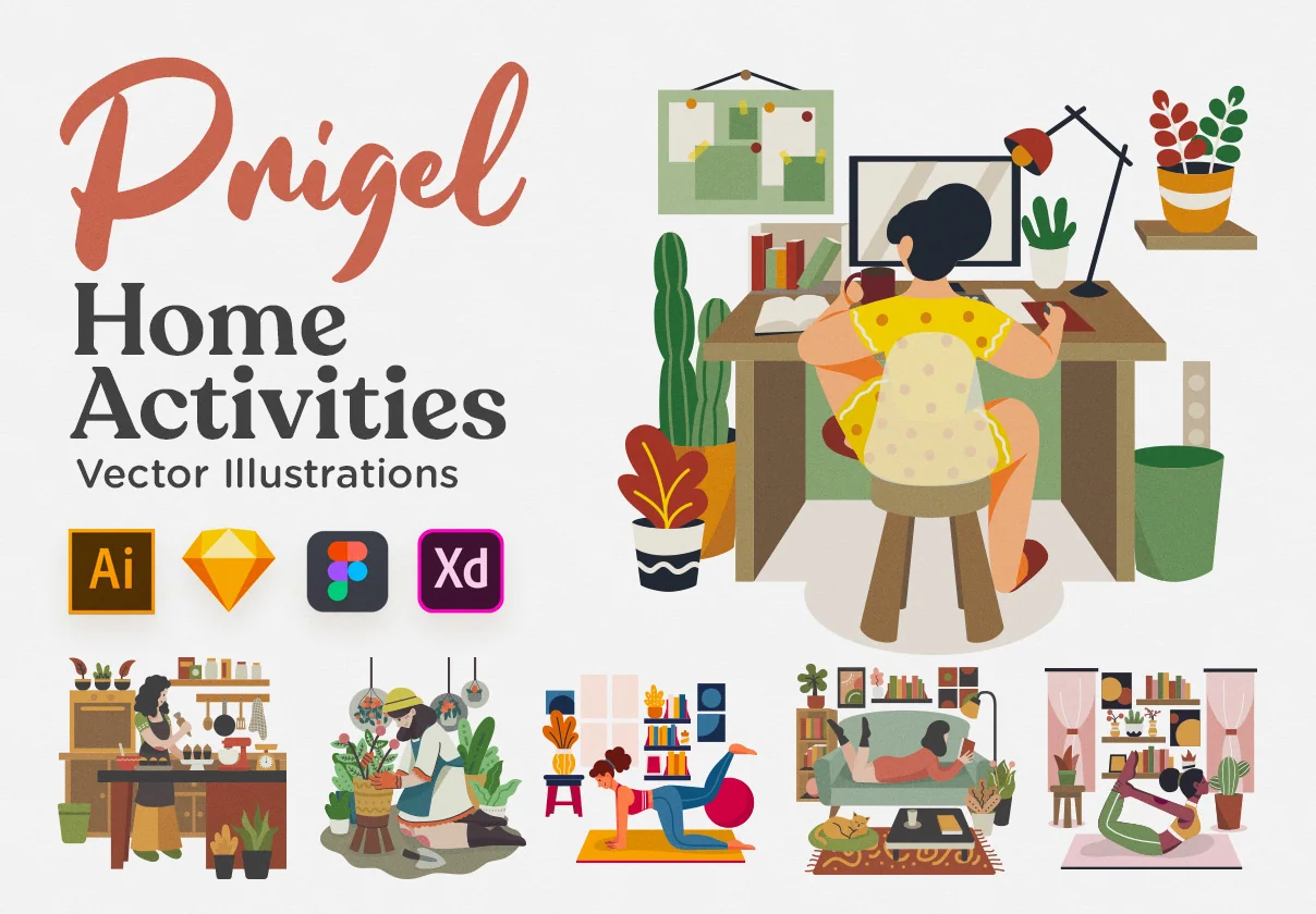 Prigel - Home Activity Modular Scenes