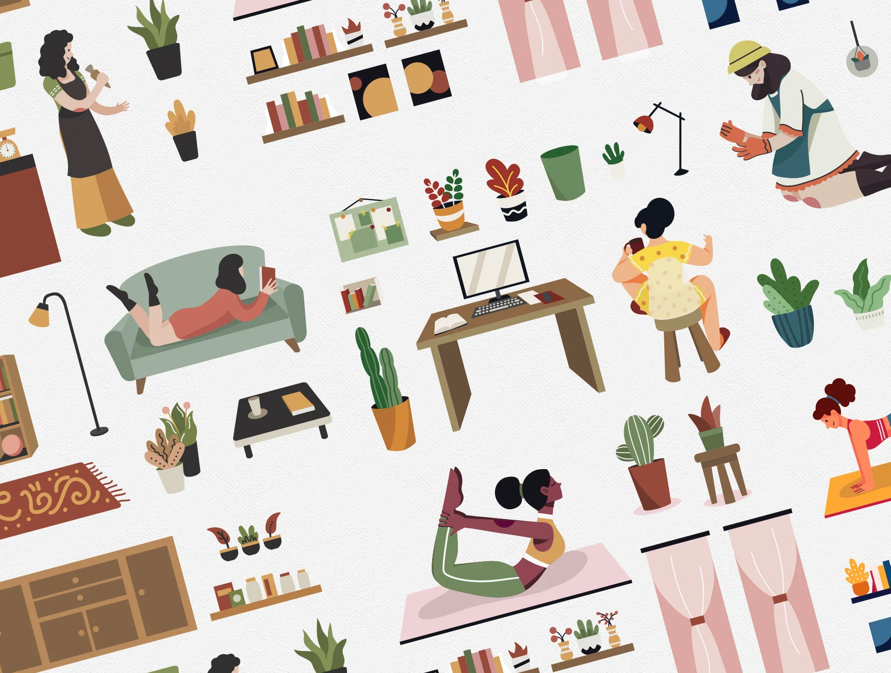 Prigel - Home Activity Modular Scenes 5