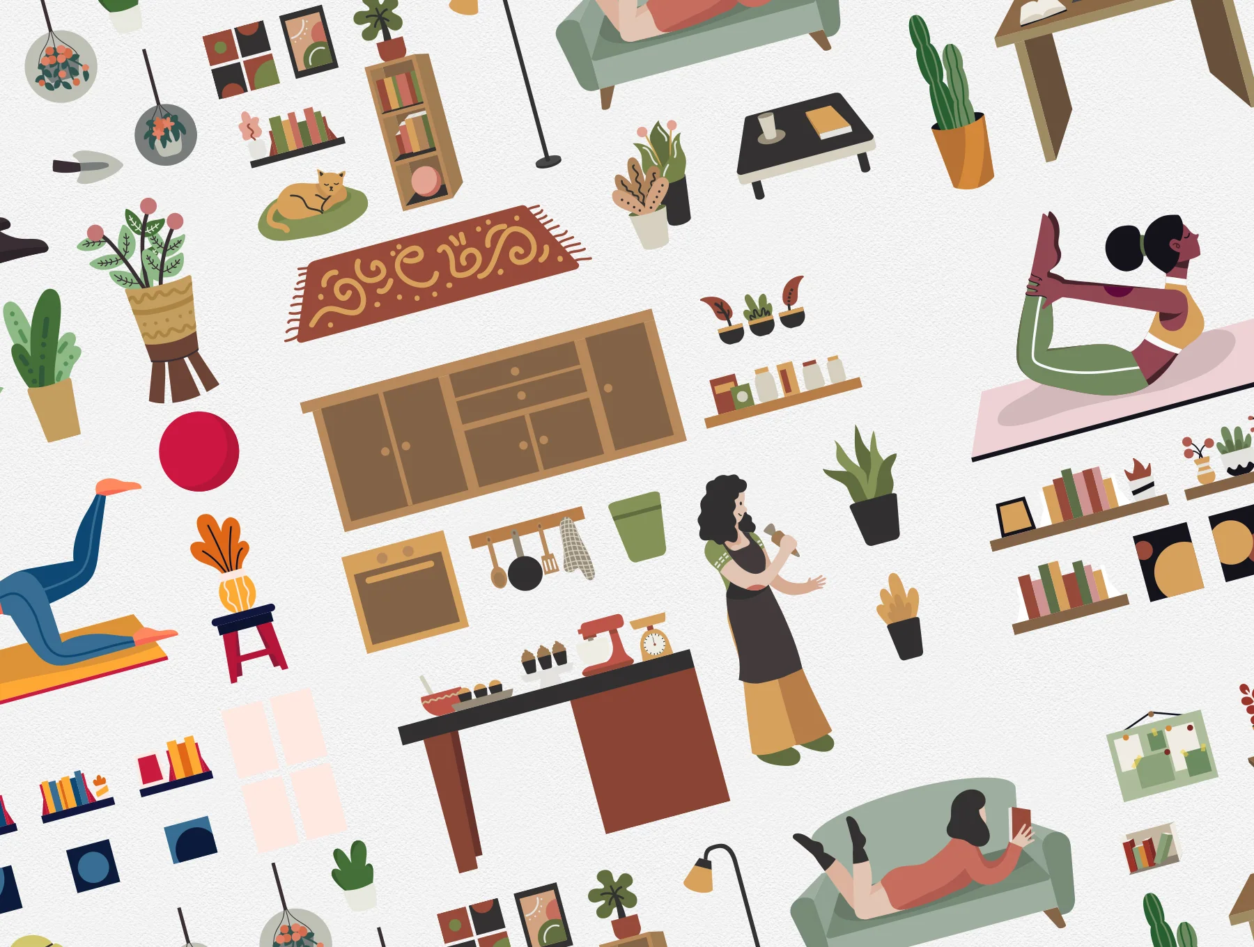 Prigel - Home Activity Modular Scenes 6