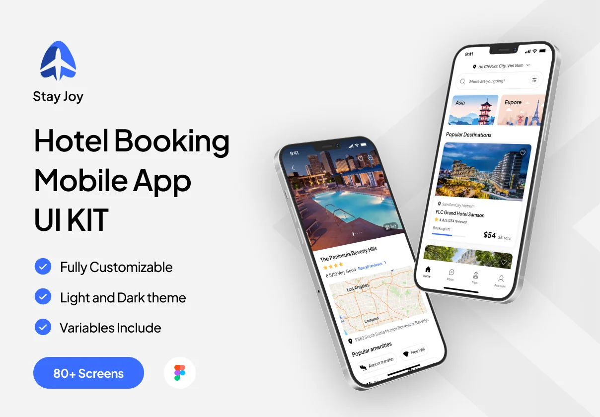 Stay Joy - Hotel Booking Mobile App UI KIT