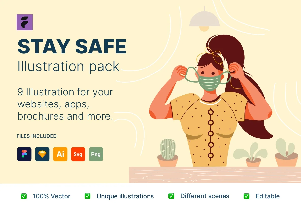 Stay Safe Illustrations