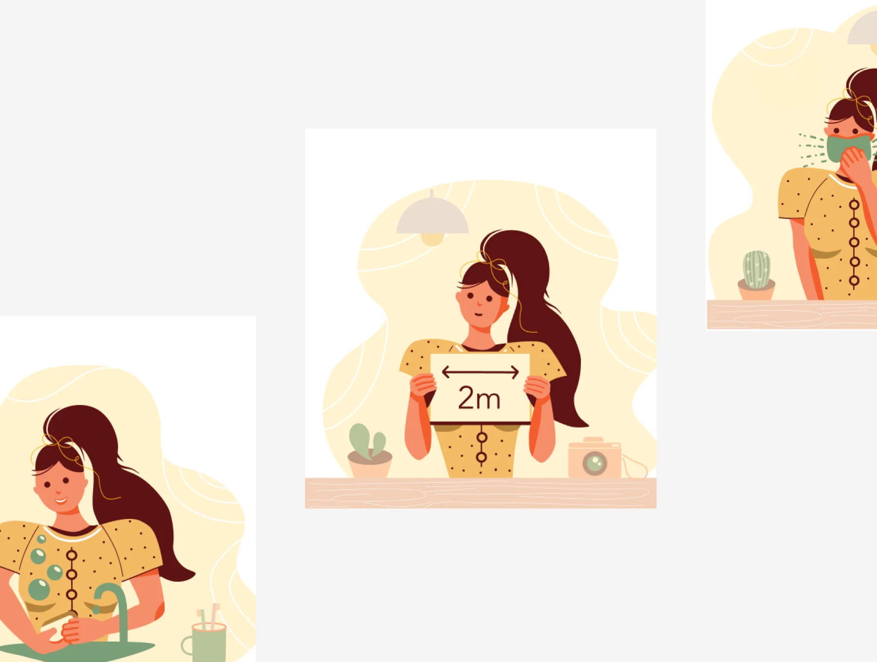 Stay Safe Illustrations 3