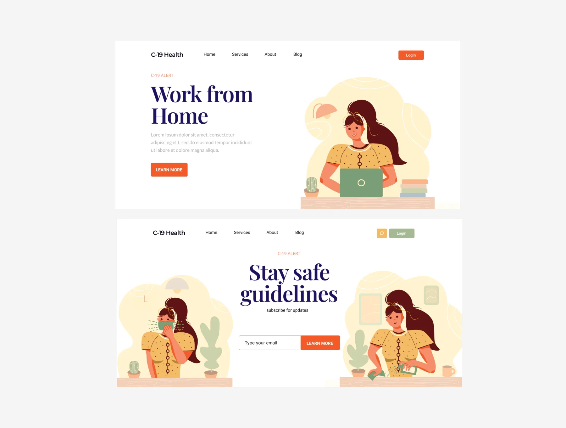 Stay Safe Illustrations 4