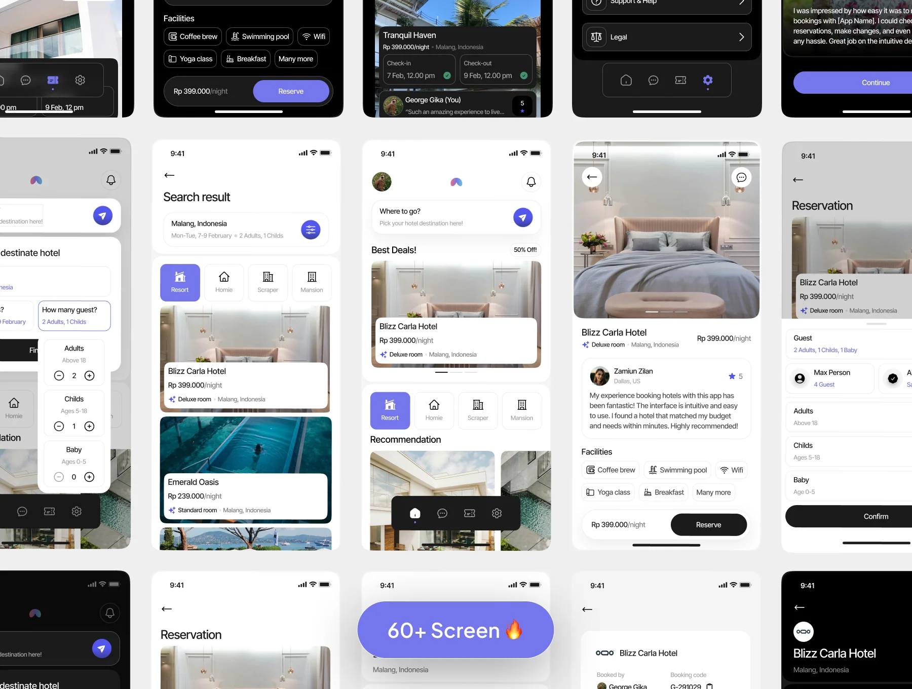StayEase: Hotel Booking UI/UX App Design 2