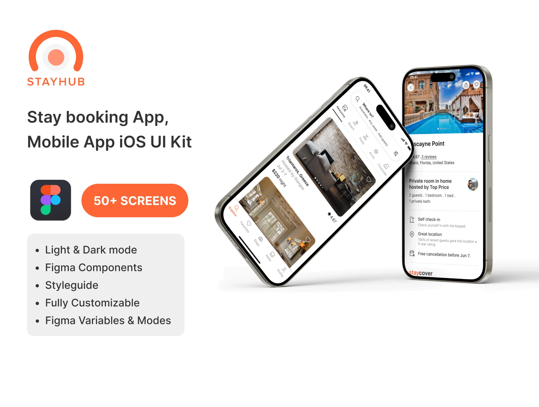 Stayhub iOS Figma UI Kit