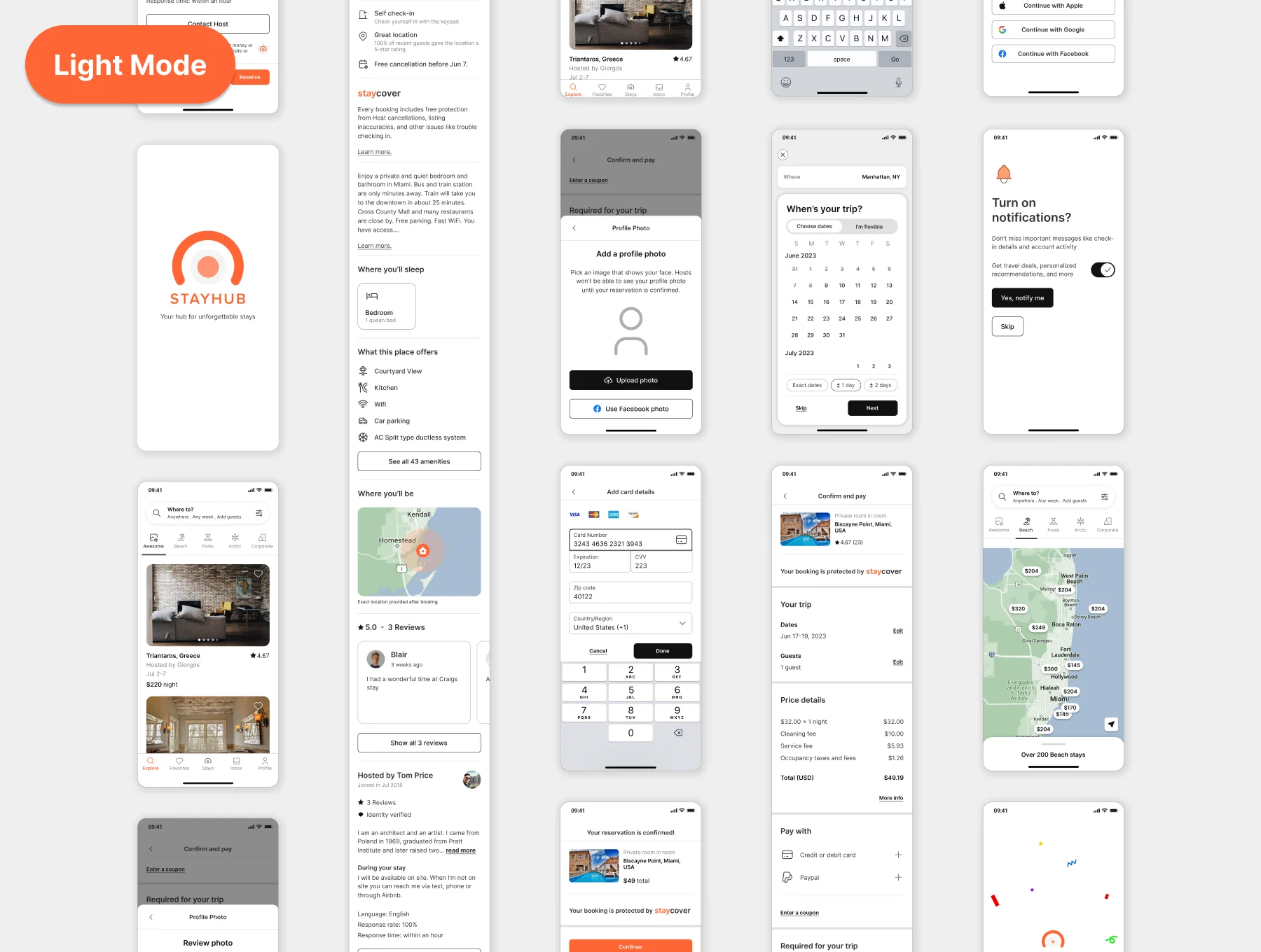 Stayhub iOS Figma UI Kit 5