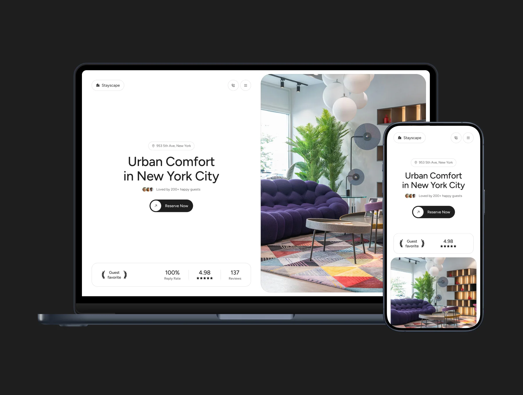 Stayscape – Apartment Landing Page 6