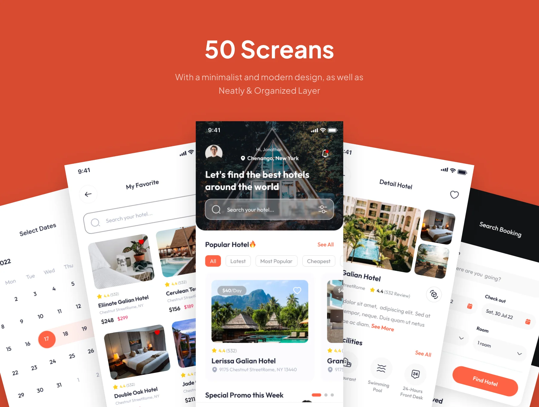 StaySelect - Hotel Booking App Ui Kits 4
