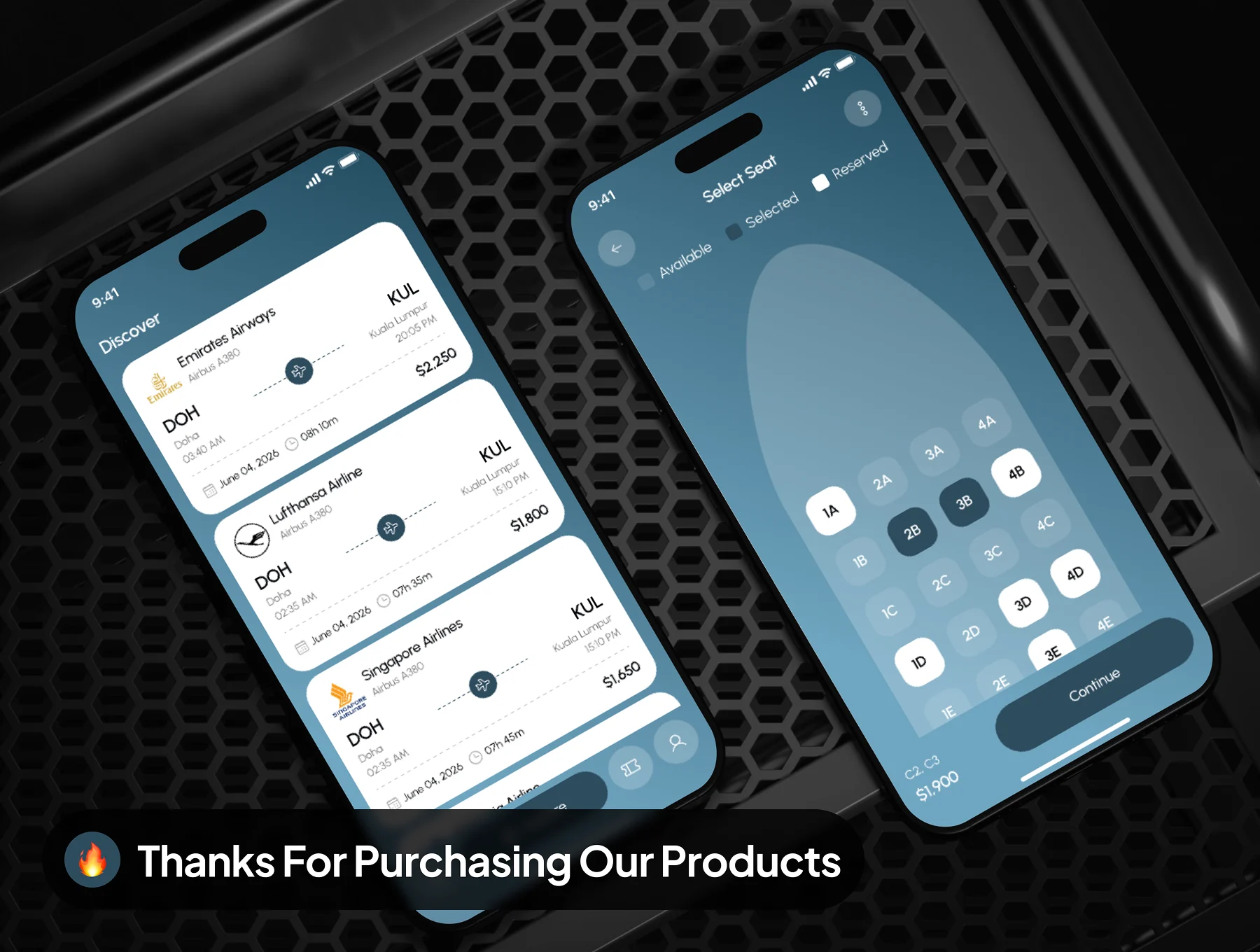 Stazin - Flight Ticket Booking App UI Kit 10