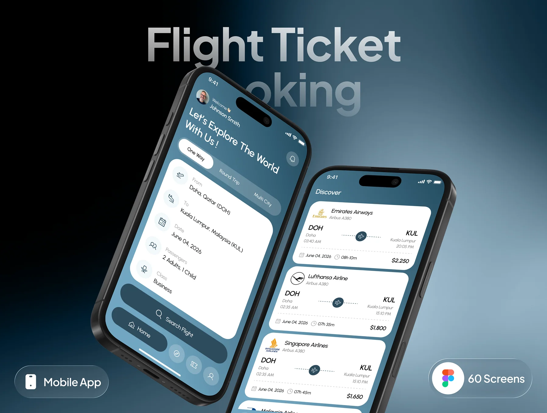 Stazin - Flight Ticket Booking App UI Kit