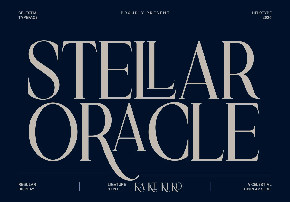 Stellar Oracle — Celestial Display Serif Font