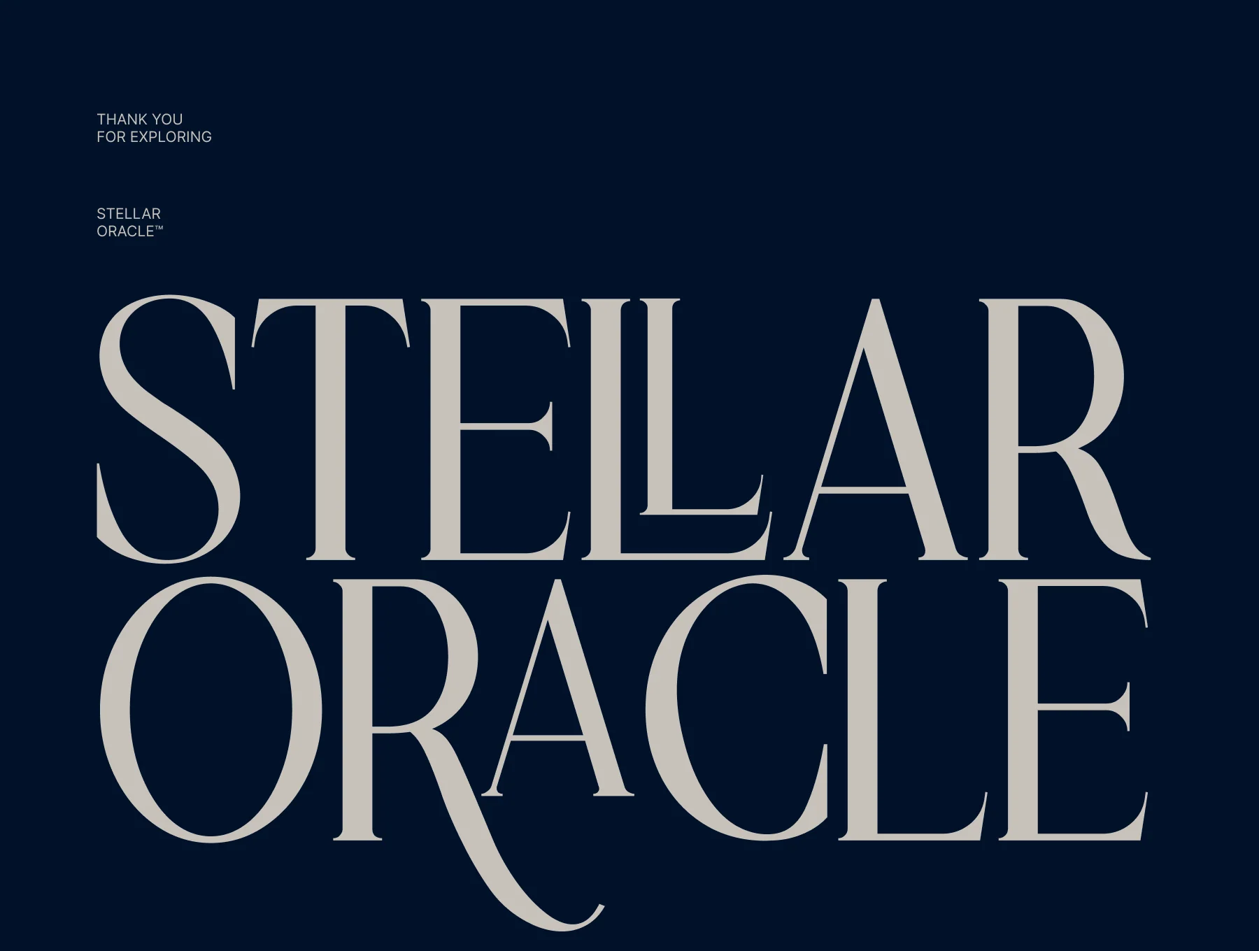 Stellar Oracle — Celestial Display Serif Font 10