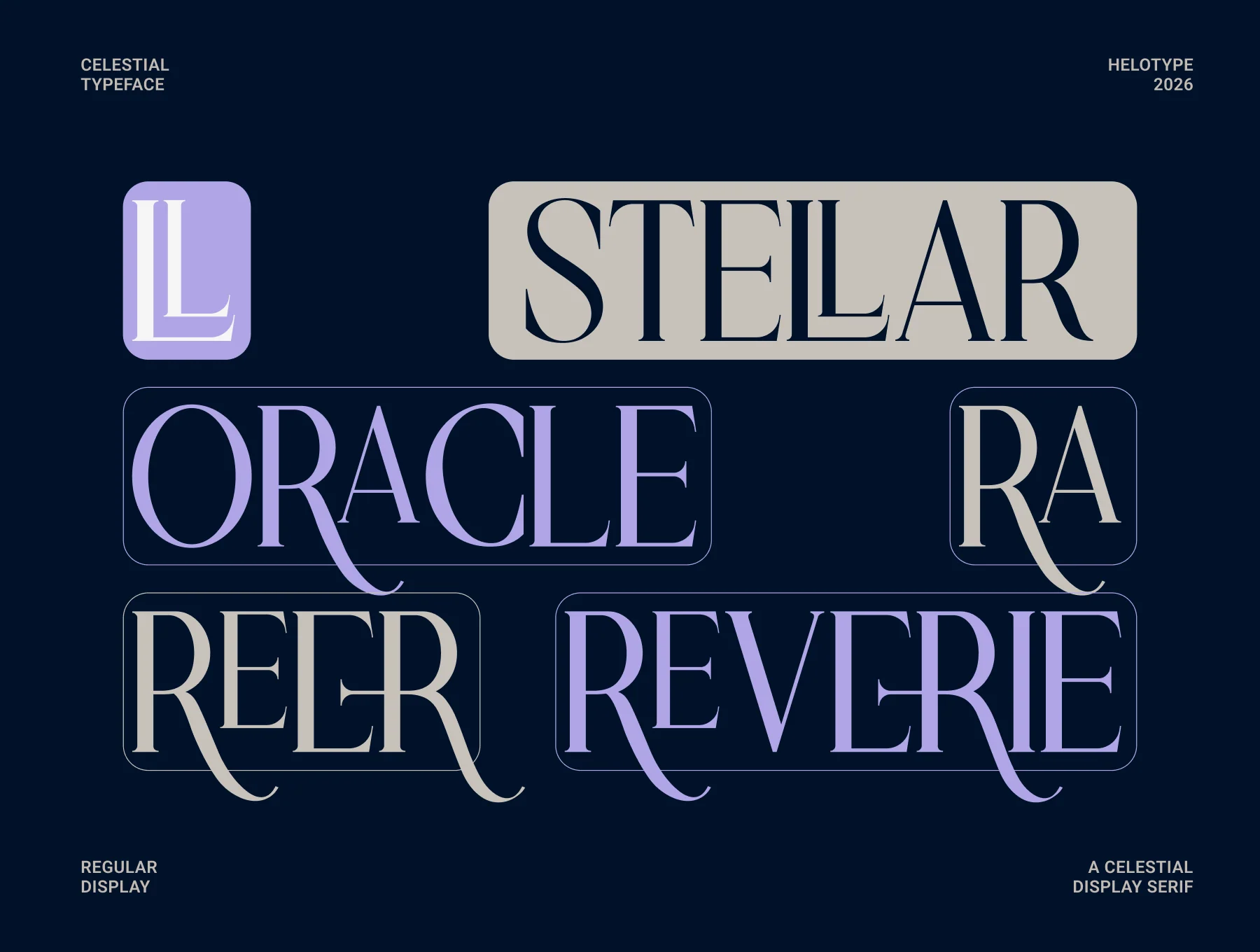 Stellar Oracle — Celestial Display Serif Font 4