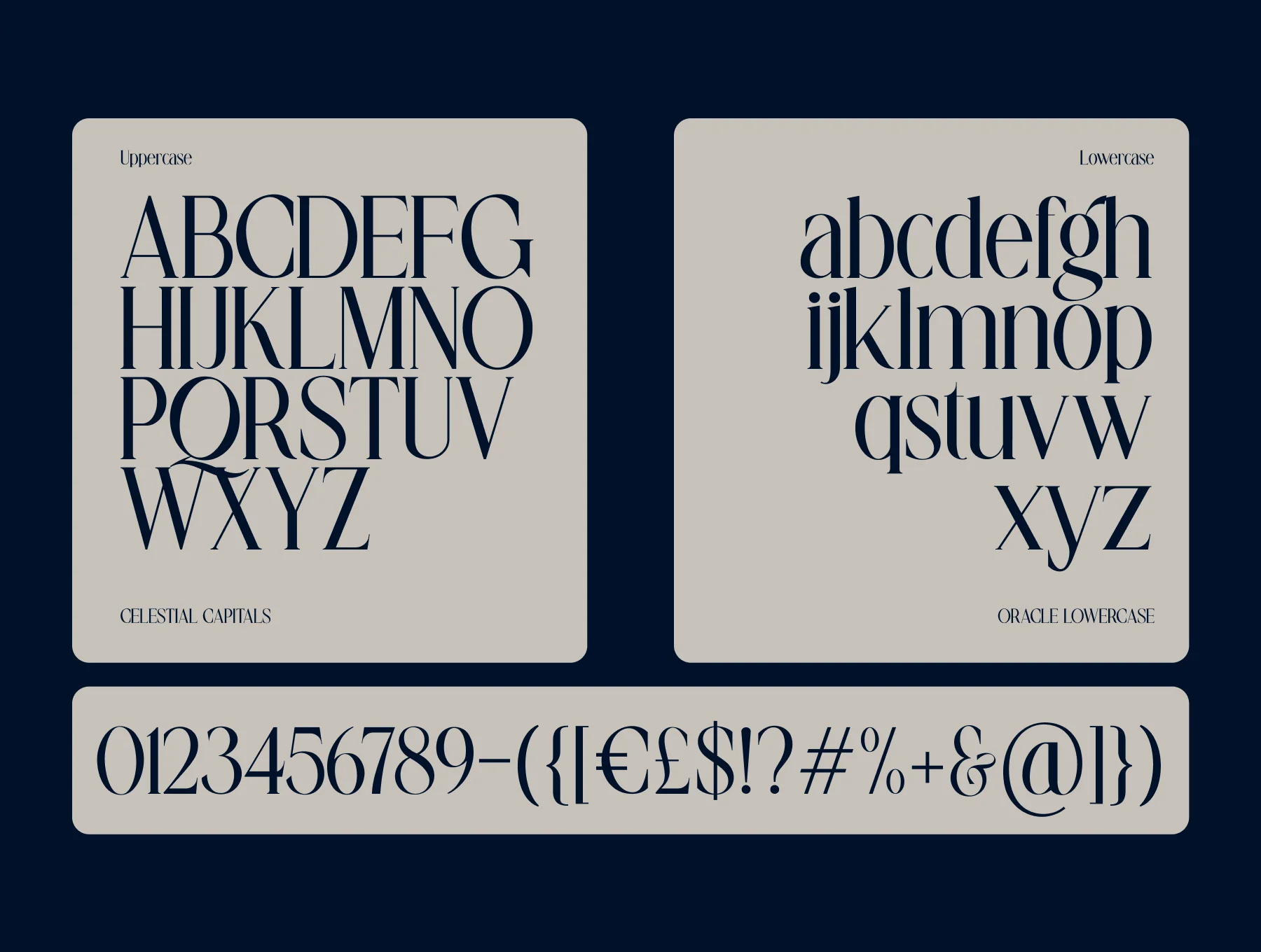 Stellar Oracle — Celestial Display Serif Font 5