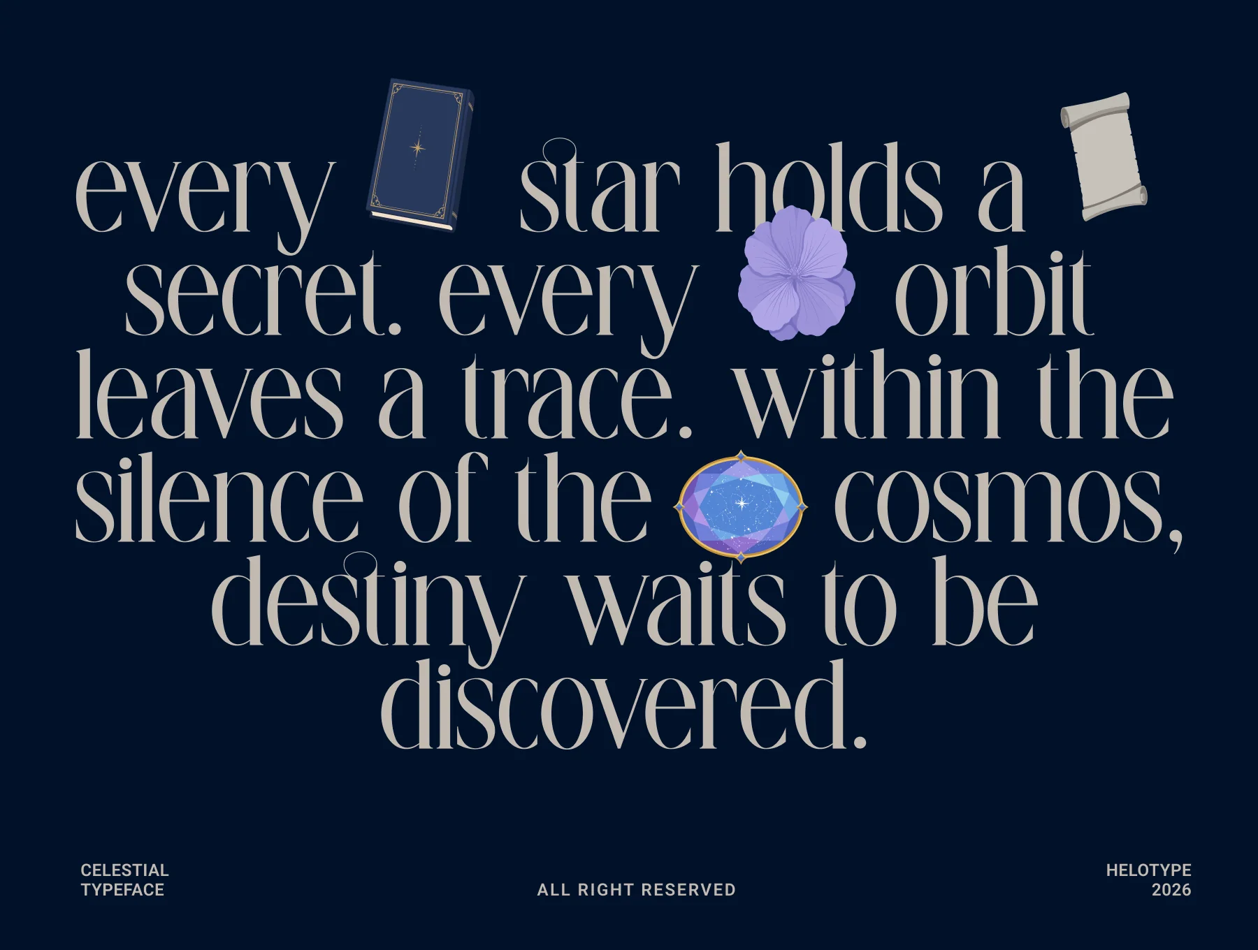 Stellar Oracle — Celestial Display Serif Font 7