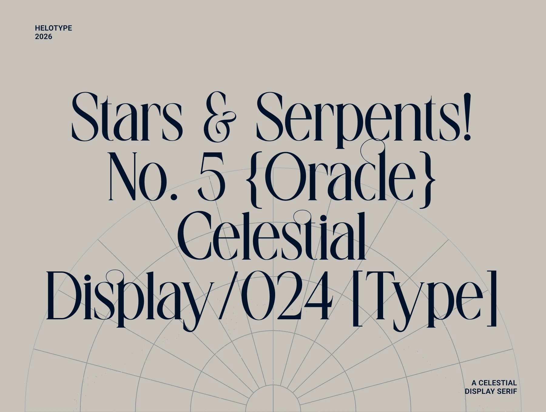 Stellar Oracle — Celestial Display Serif Font 8