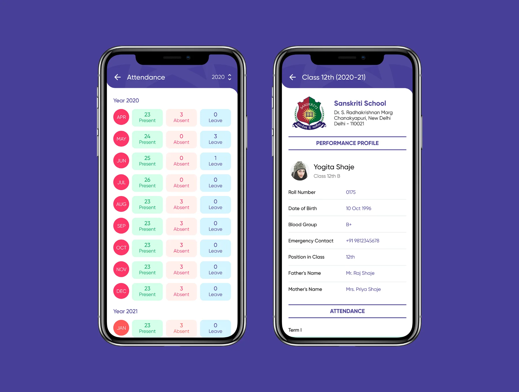Stellar School App - Student UI Kit 5