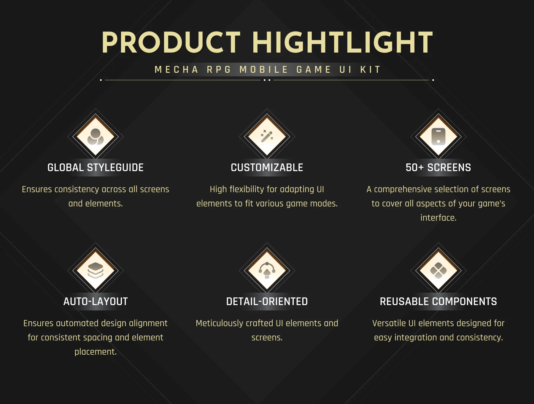 Stellarix Mobile Game UI Kit 2