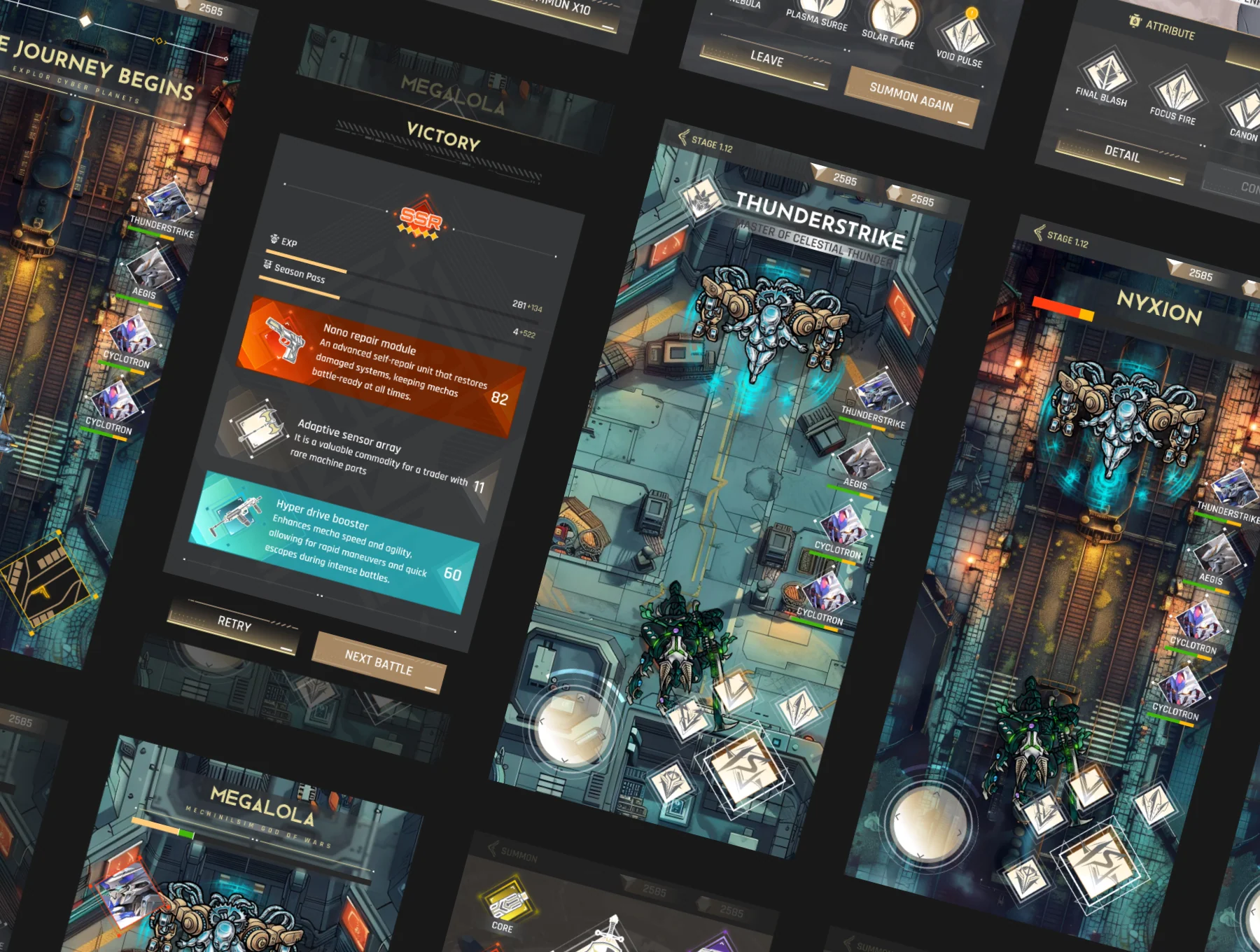 Stellarix Mobile Game UI Kit 3