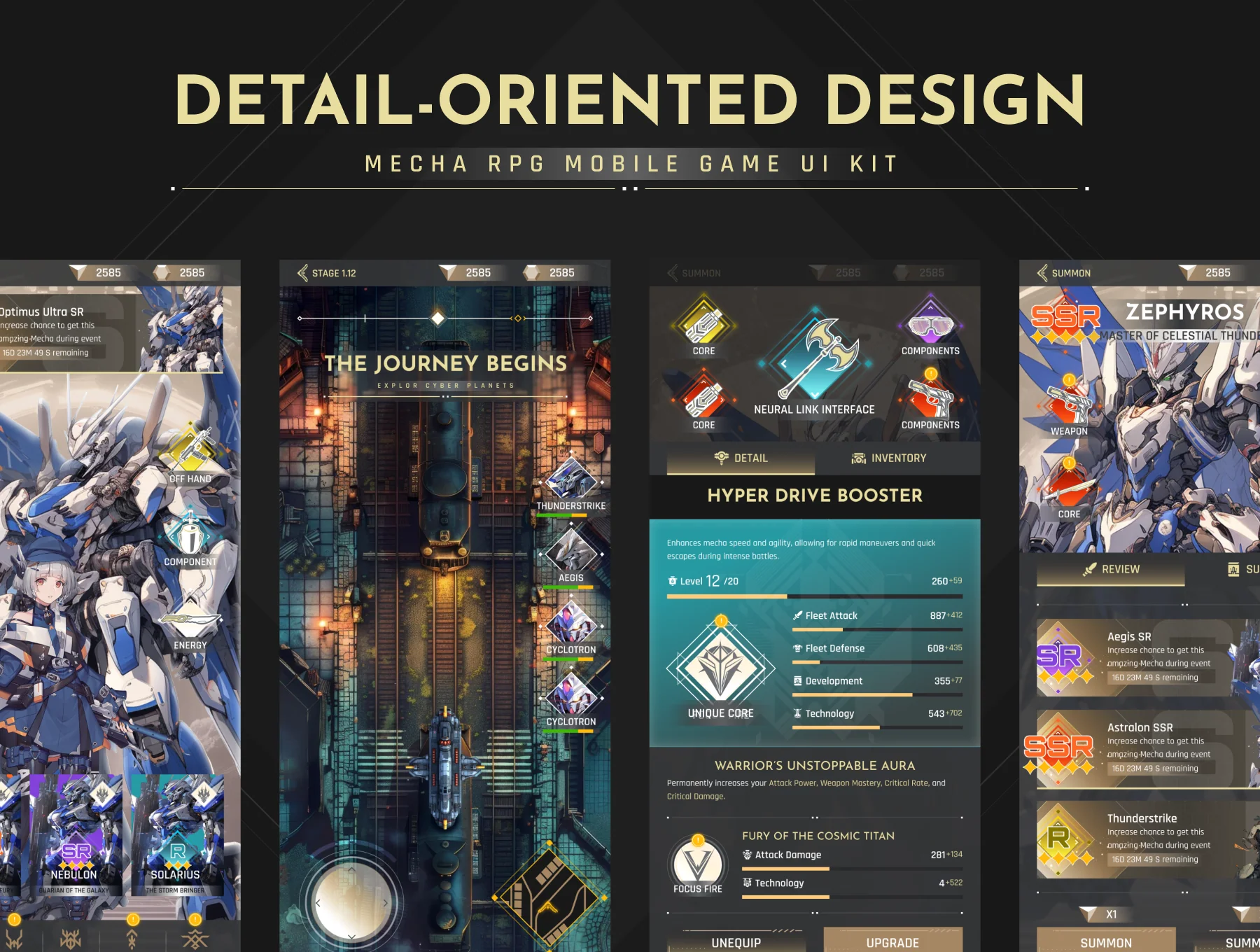 Stellarix Mobile Game UI Kit 5