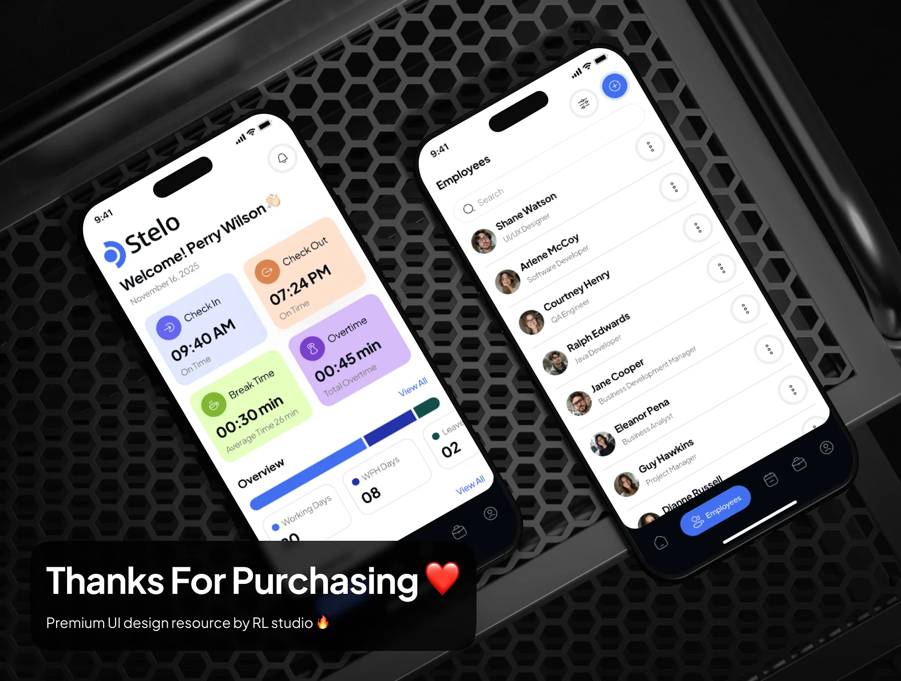 Stelo - HR Management App UI Kit 10