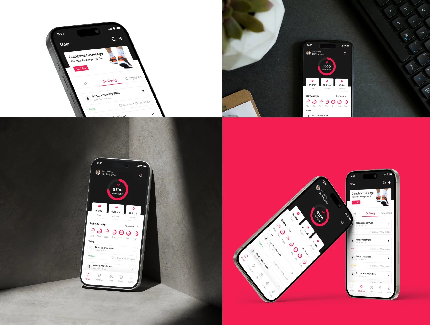Step Tracker App UI Kit 7