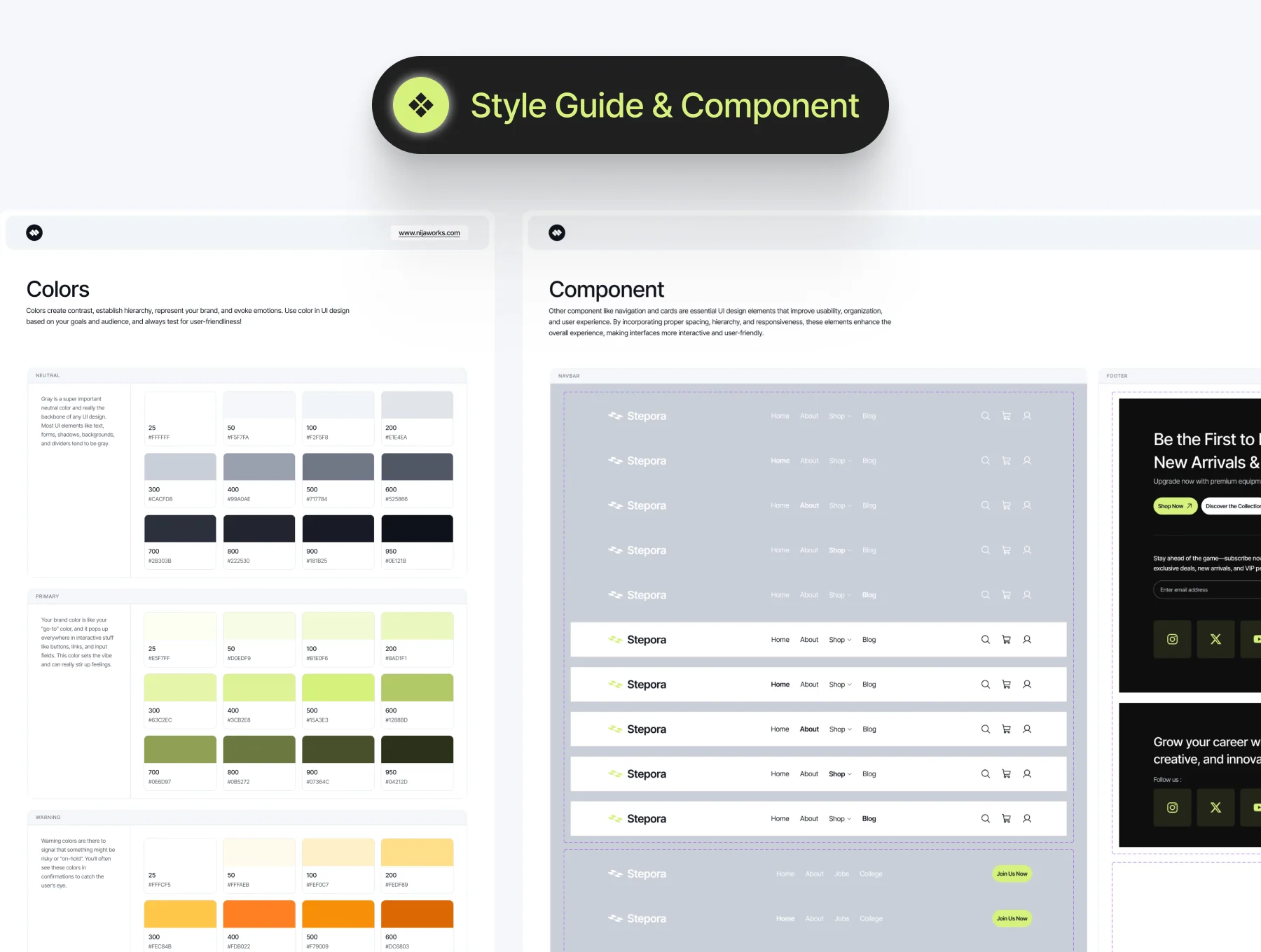 Stepora - Sport Ecommerce UI Kit 4