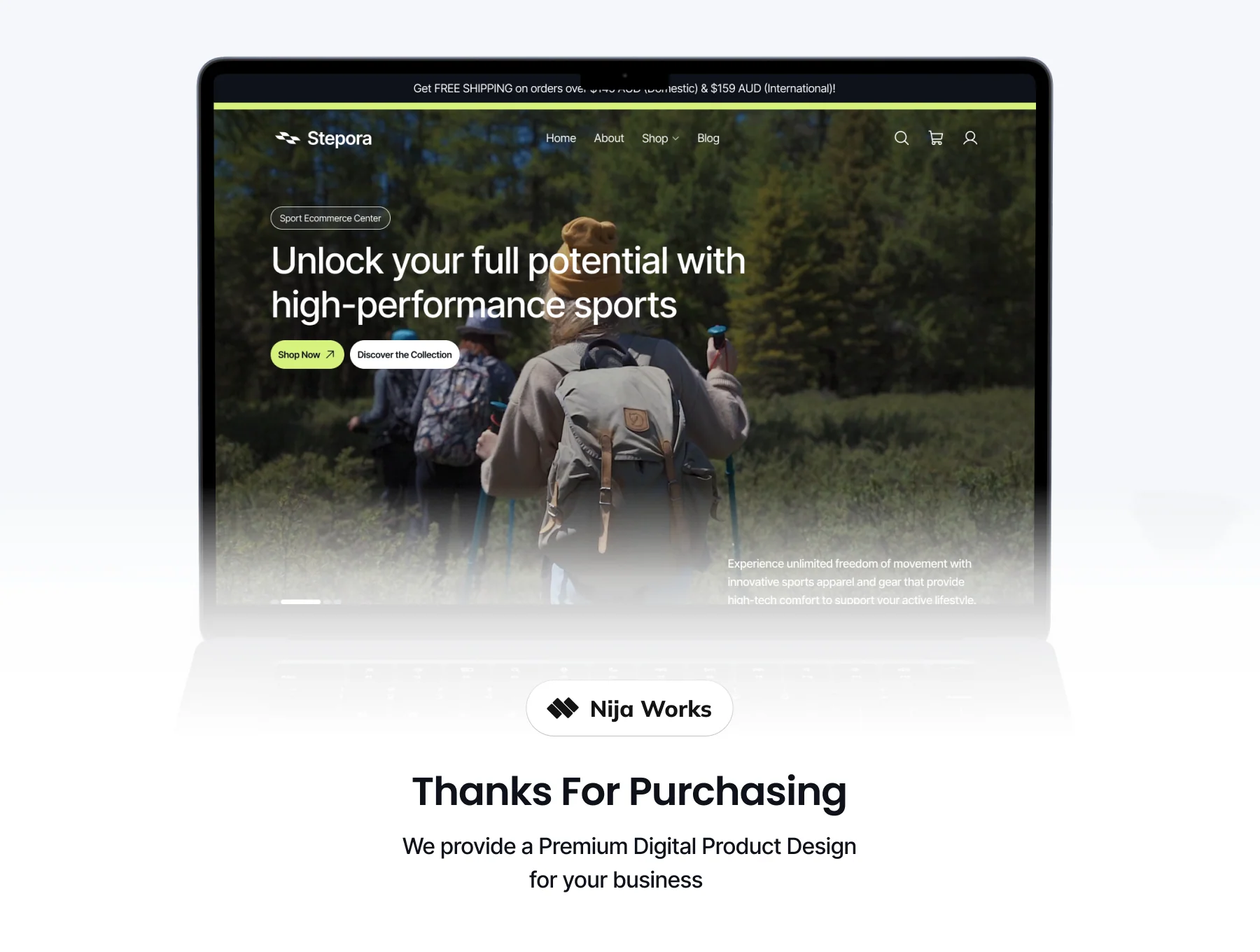 Stepora - Sport Ecommerce UI Kit 7