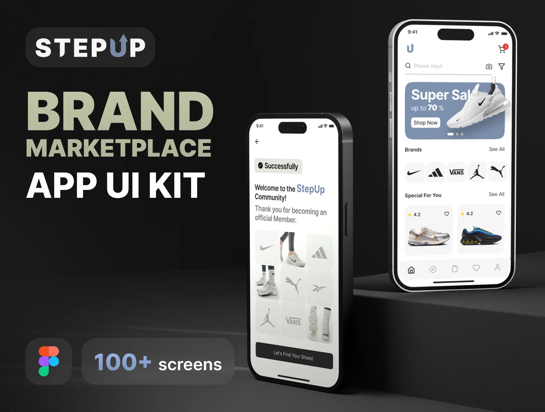StepUp - Brand Marketplace Apps UI KIT