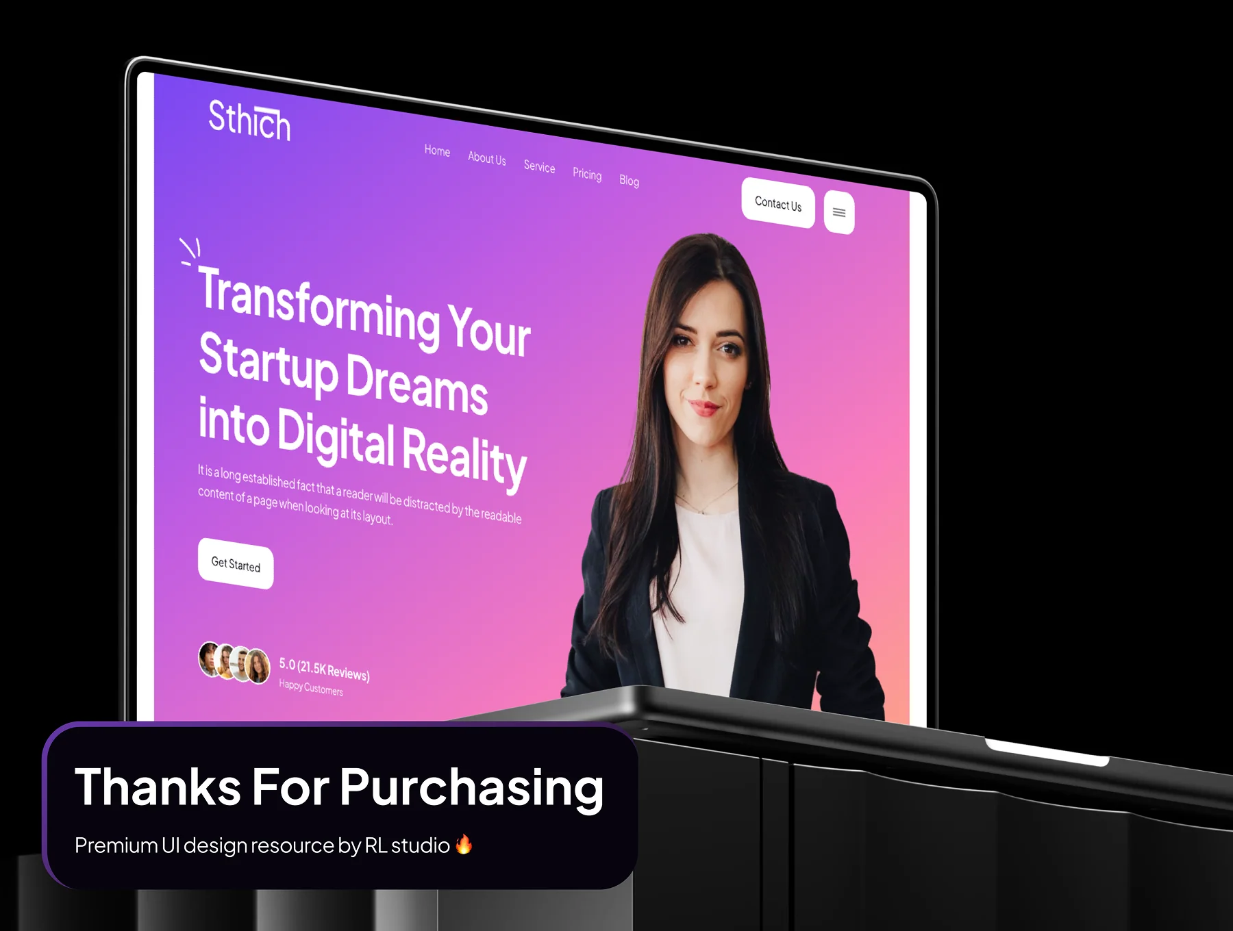 Sthich - IT Startup Website Framer Template 10