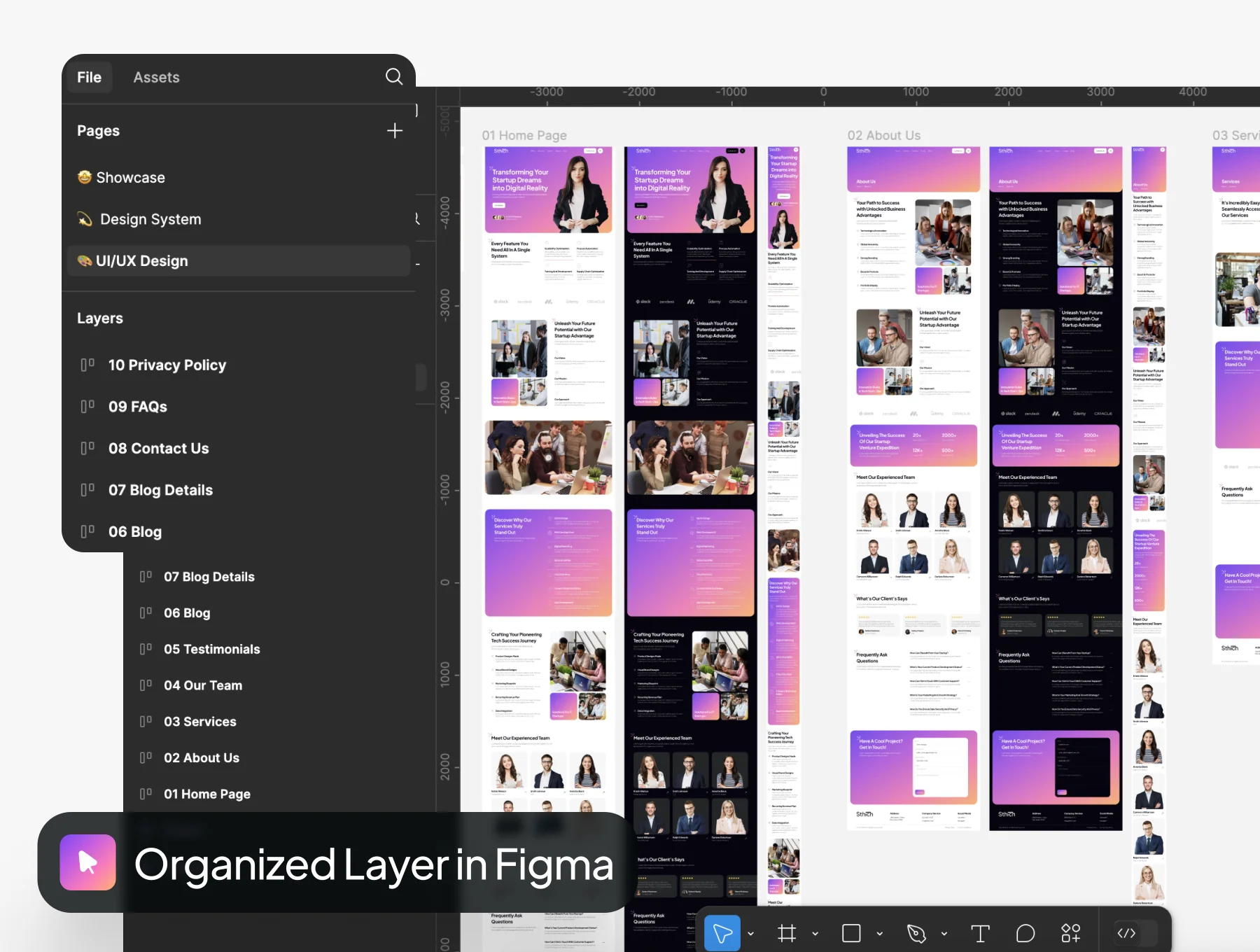 Sthich - IT Startup Website UI Kit 4