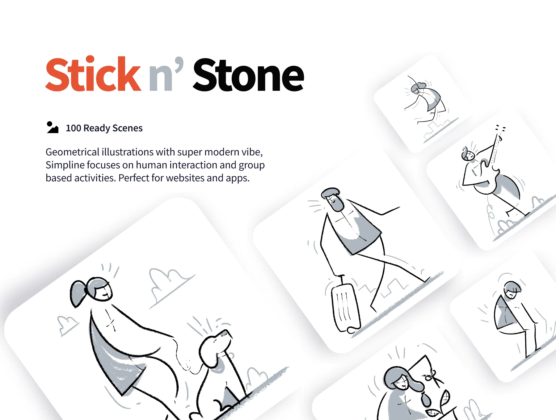 Stick N Stone illustrations