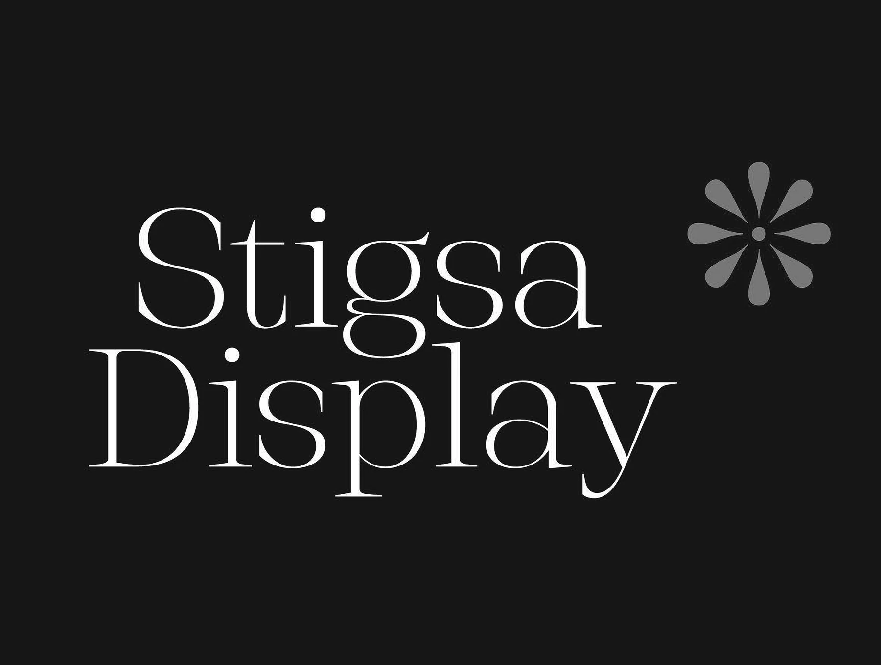 Stigsa Display Font Family