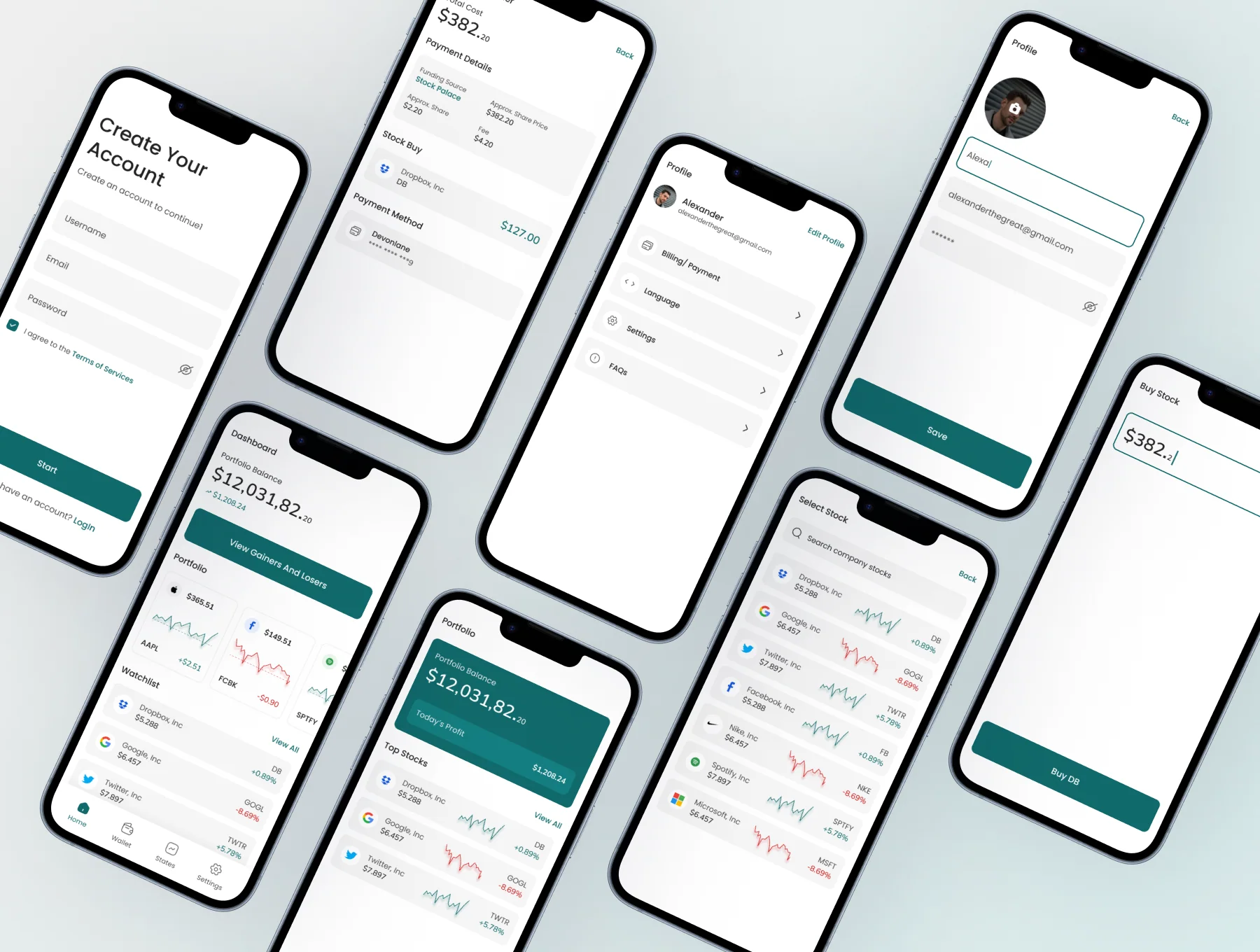Stock Palace App UI Kit 6