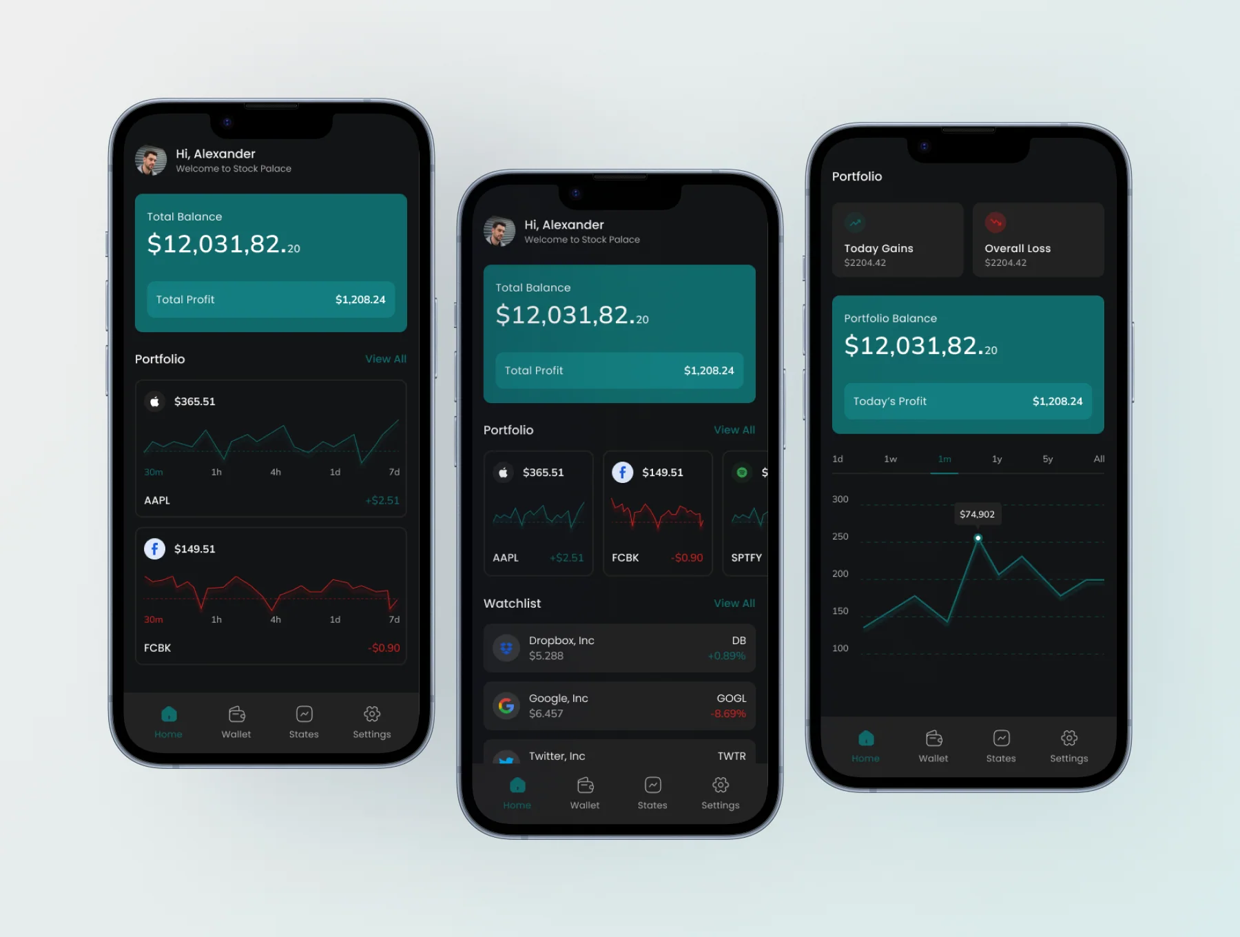Stock Palace App UI Kit 8