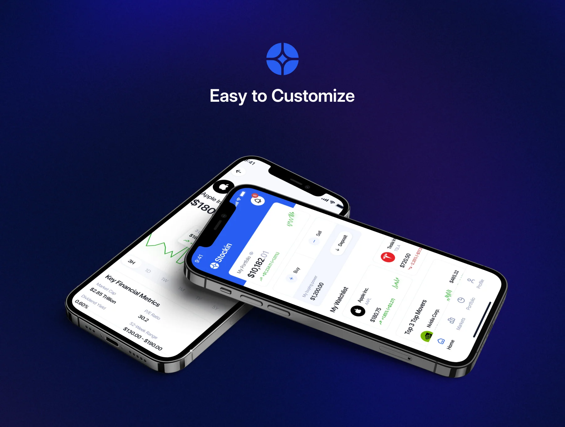 Stockin: Stock & Investment App UI Kit 3