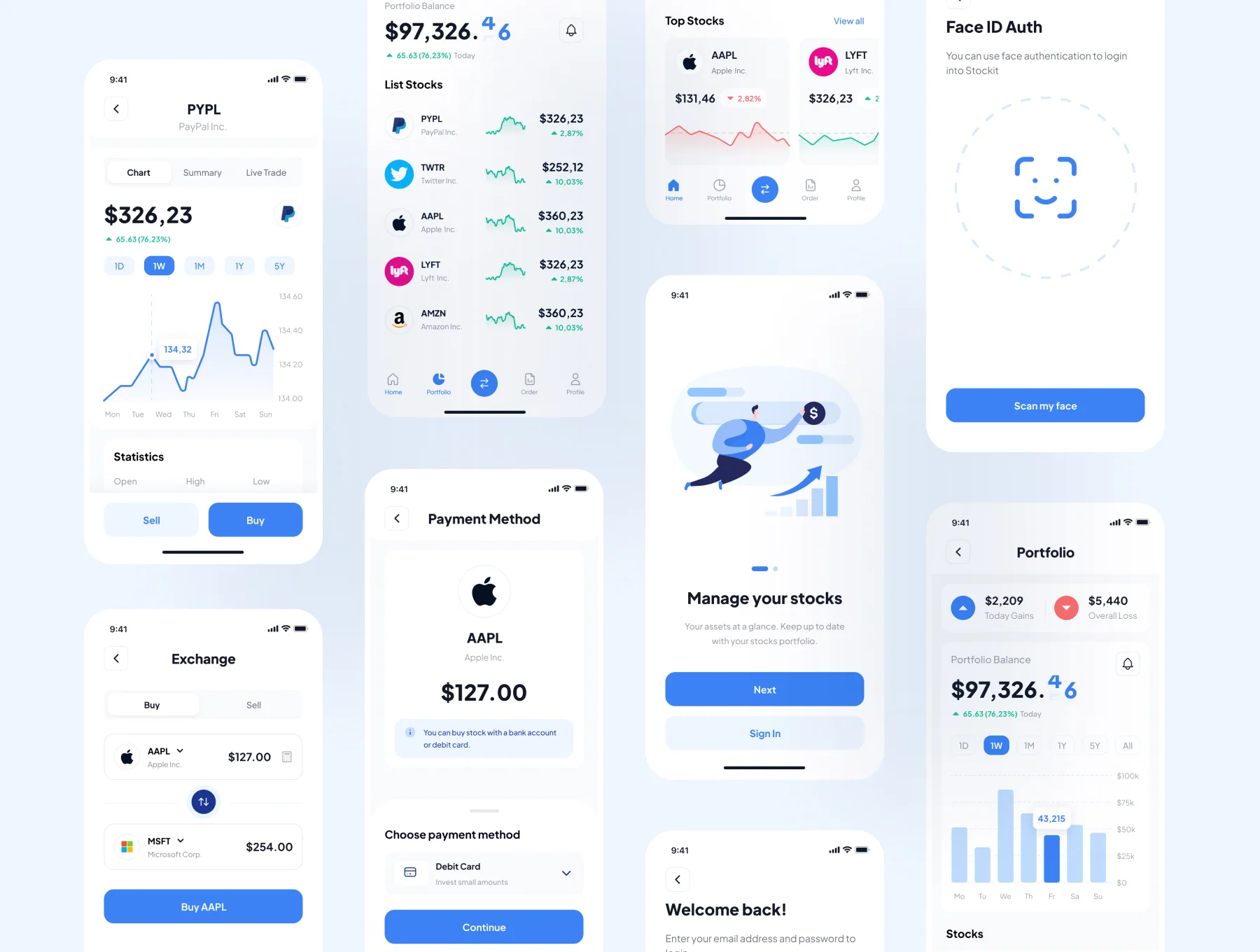 Stockit - Stock Market App UI Kit 4