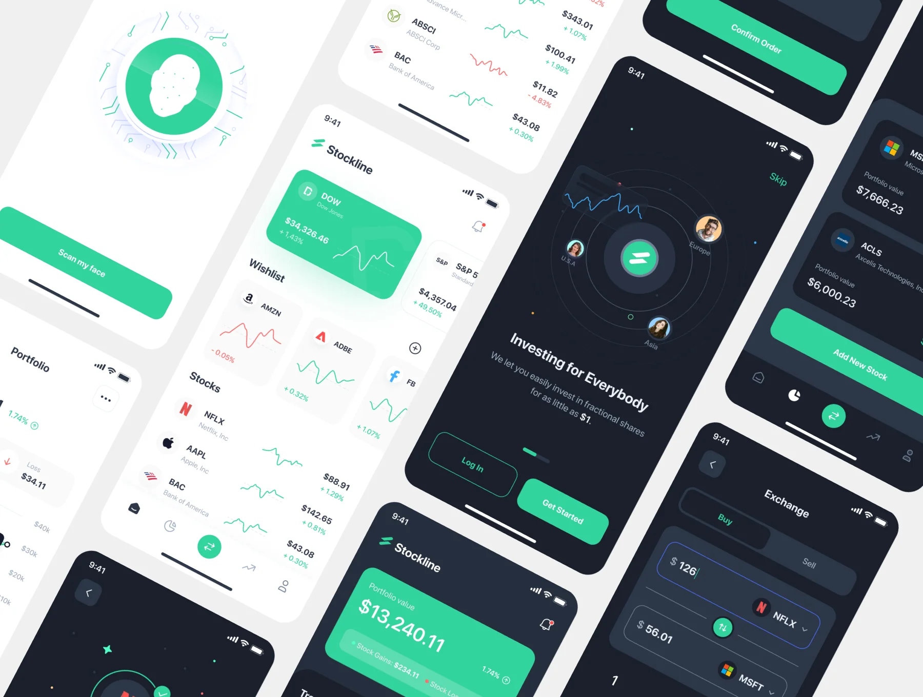 Stockline - Stock Market App UI Kit 2