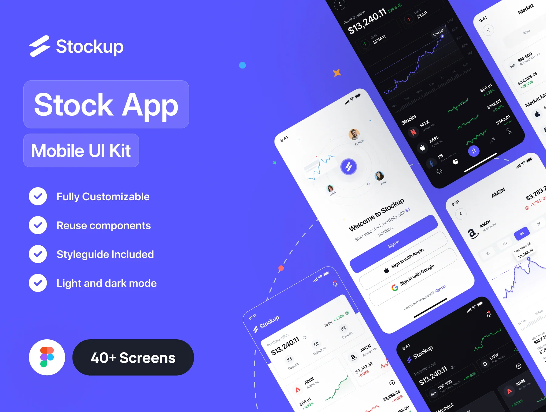 Stockup - Stock App UI Kit