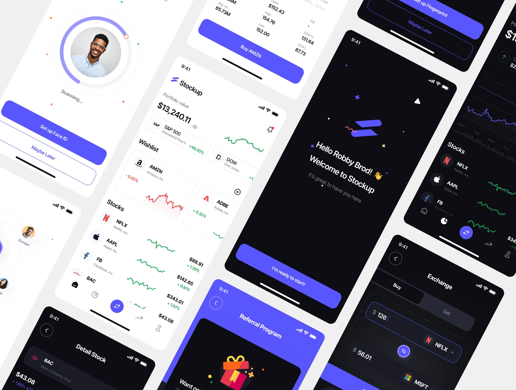 Stockup - Stock App UI Kit 2