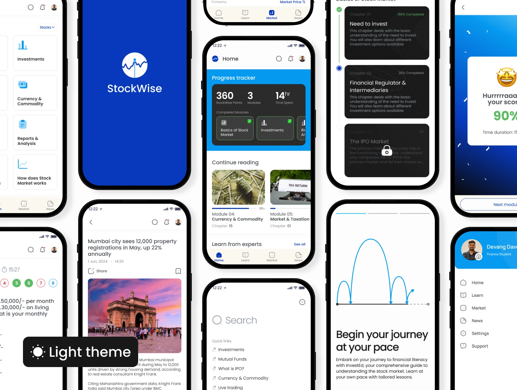 StockWise - Stock Learning App UI Kit 3