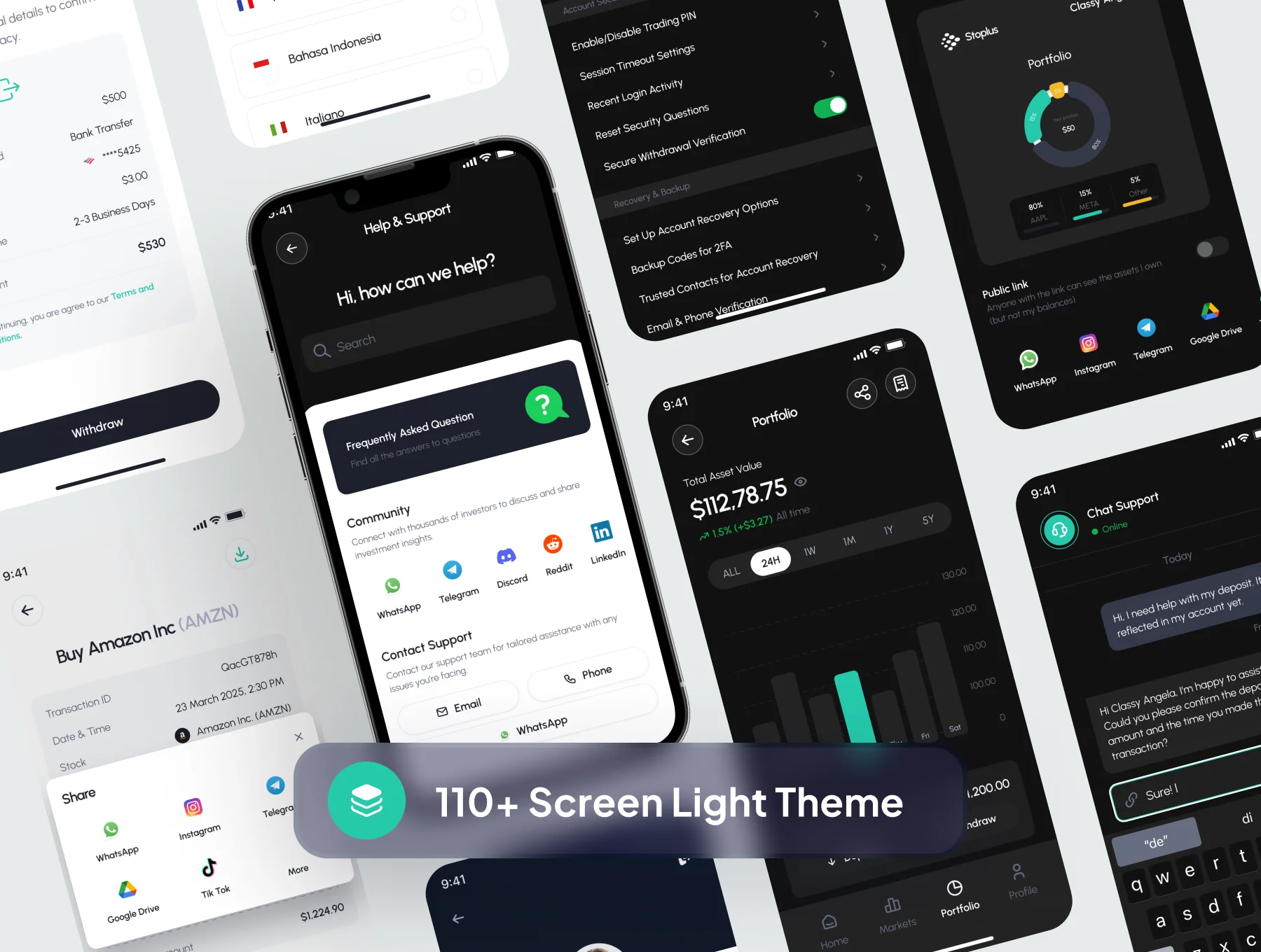 Stoplus - Stock Investment App UI Kit 5