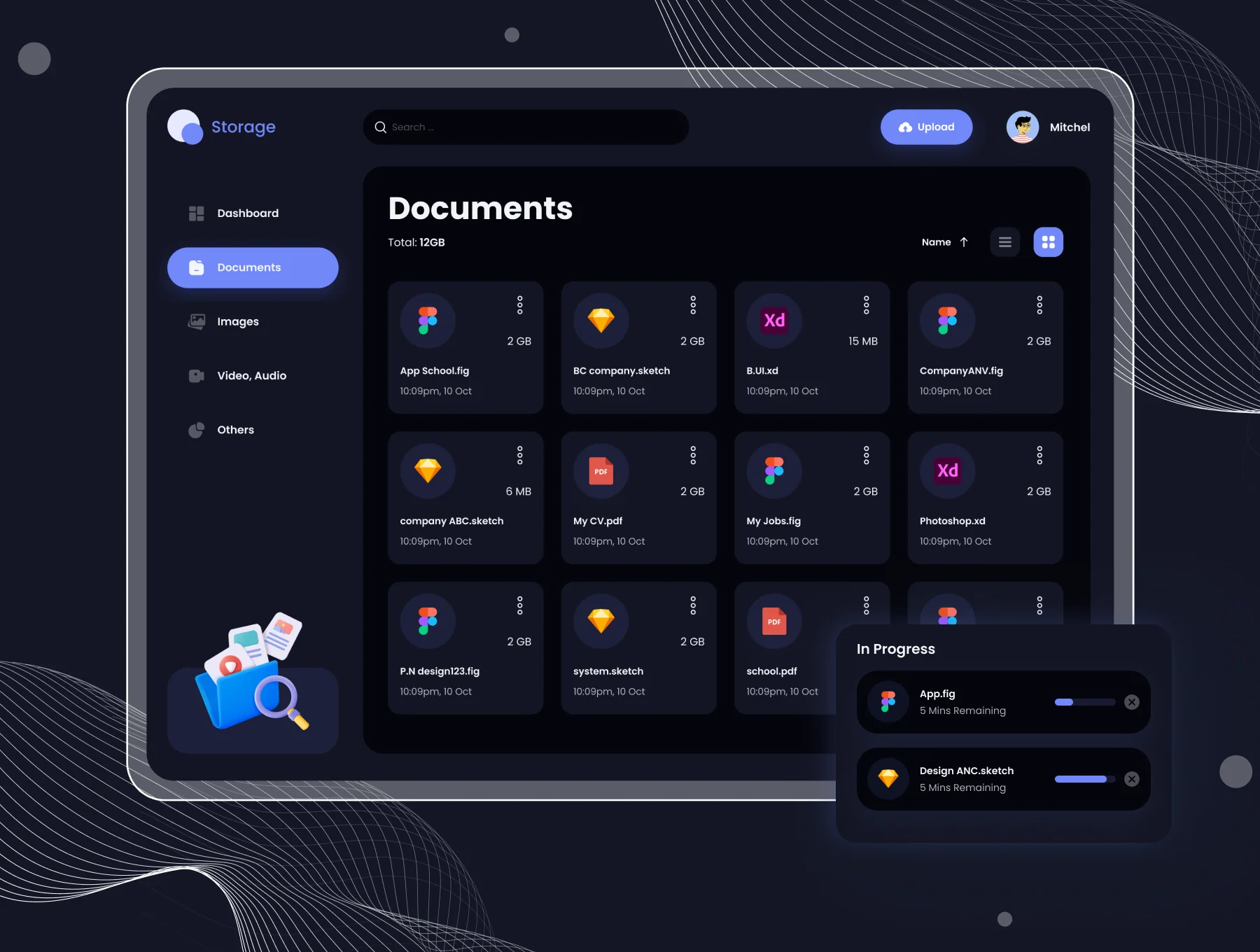 Storage Management Dashboard 9