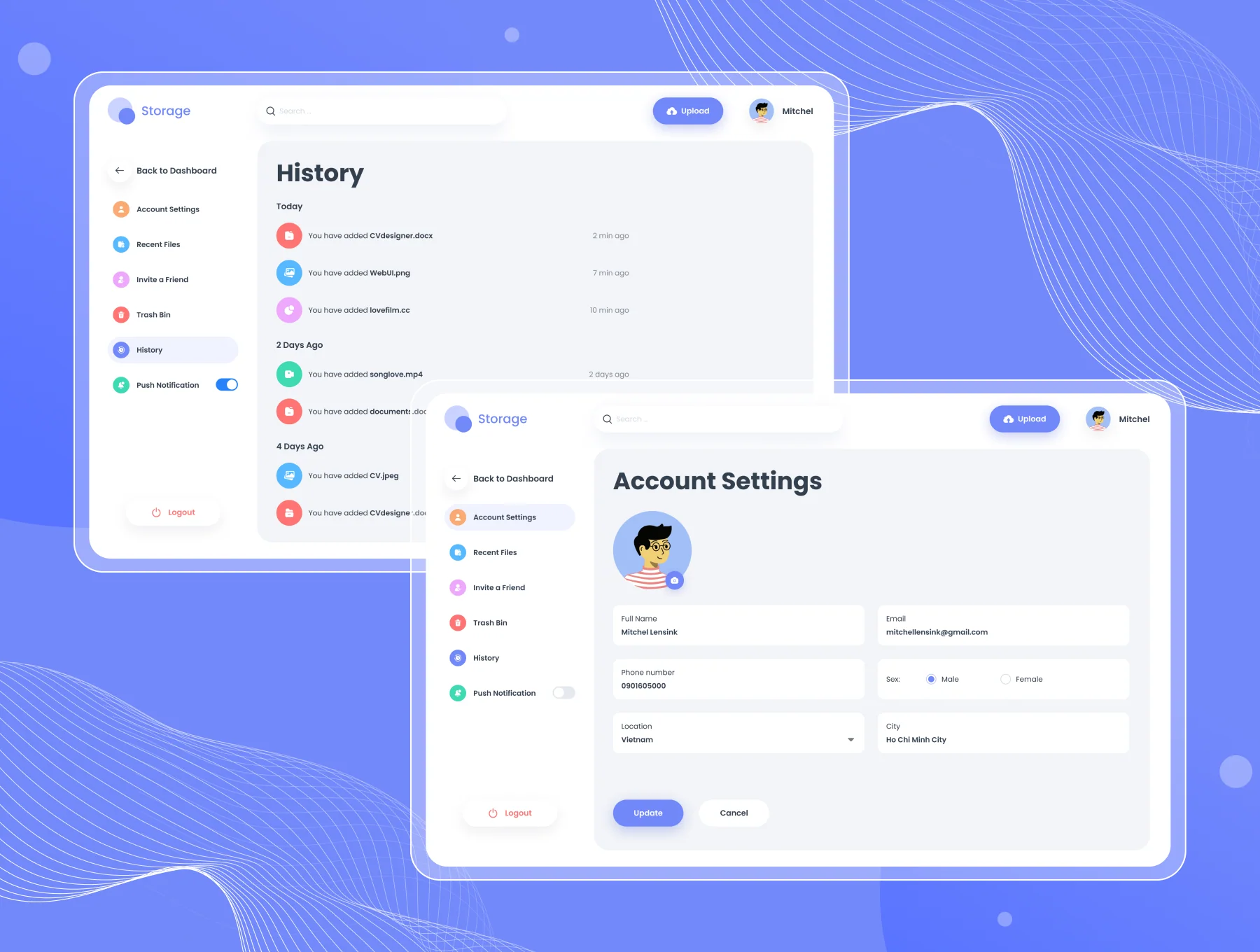 Storage Management Dashboard 11